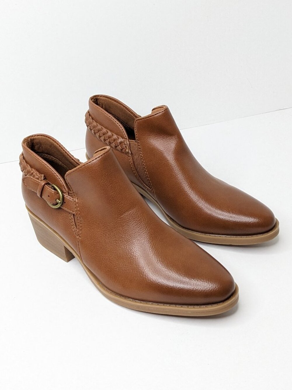 Baretraps Palmer Ankle Booties Brown Womens 6